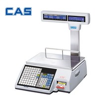 카스 라벨프린터 전자저울 CL5500-15P (15kg) 개체이력관리 정육점 마트 채소 청과 수산 반찬코너, CL-5500P 15kg(기둥 있음)