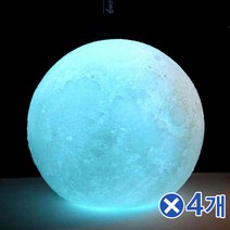 MDG8421 자취방꾸미기 은은한 달 무드등 에메랄드x4개 캠핑등 수면등/감성조명/침실무드등/인테리어무드등
