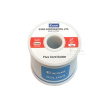 엑소 EXSO 실납 유연 납 납땜 휴대용 납걸이 Sn60 Pb40, 1개, 엑소 실납 1.0mm 1Kg