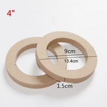 부메스터 포칼 자동차 차량 스피커 4"5" 6.5 자동차 오디오 스테레오 스피커 스페이서 링 어댑터, 01 4inch_01 2pcs