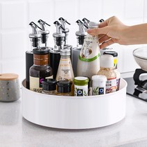 룸804 주방 양념통 정리대 회전 트레이 원형 정리 선반 트레이, HYJ-S ㅣ 소형, 1개