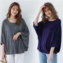 여성티셔츠 40수 모달티셔츠 시원한 가오리핏 반팔 슬림캐주얼 빅사이즈 티셔츠 13색칼라-k19