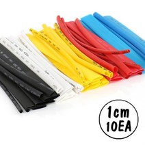 똘복몰 고무관 열 수축 튜브 세트 1x15cm 화이트 10EA, 본상품선택