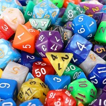 55mm 자이언트 D20 주사위 대형 DND 20면 주사위 세트 타이탄 D&D 점보 던전 앤 드래곤 RPG MTG 테이블 게임용 2개 (레드 및 퍼플) 385850, 15-piece Set