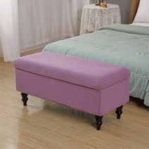 오토만 소재 솔리드 컬러 스트레치 발판 커버 직사각형 보관용 먼지 방지 폴라 플리스 시트 슬립 보호대, 06 Storage Stool CoverF