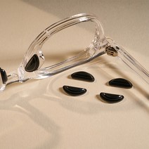 신형 실리콘 코패드 (10개)   드라이버 세트 흘러내림 안경자국 방지 안경 선글라스 뿔테 에어 코받침 에어코 교체