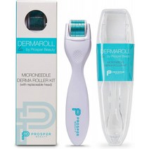 더마 롤러 마이크로 니들 키트 [DERMAROLL LITE 0.25mm by Prosper Beauty] 페이스 롤러 헤드 교체형 미, 1