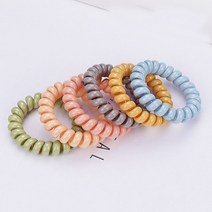 앨리스도매 비비드 캐주얼 데일리 헤어끈 스프링 머리끈 7종세트 (8986233)