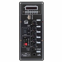 12V 앰프 보드 스퀘어 댄스 스피커 지원 블루투스 AUX TF-카드 U-디스크 녹음 6-12 인치, 02 Add US 15V2A Power