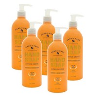 핸드인핸드 핸드워시 손세정제 핸드솝 액체비누 10oz 시트러스 Grove 300ml HAND IN HAND Hand Soap Citrus Grove, 5개