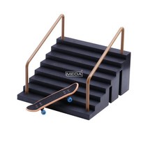 키덜트 핑거보드 팝아트 디자인 손가락장난감 우드덱, 단일사이즈, E타입(블랙)