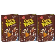 포스트 코코아 페블 라이스 시리얼 초콜릿, 425g, 3개