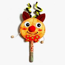 만들기대장 루돌프흔들이북 만들기 나무조각 나무공예