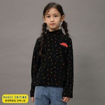 [매직에디션9] 덕콰이어트 베이직폴라티셔츠 블랙 DQ34TS105