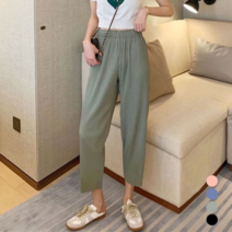 여성 얇은 쉬폰 와이드핏 팬츠 LJM-073