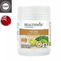 뉴질랜드 헬스윈 노니 분말 550mg 300 캡슐 파우더 가루, 단품