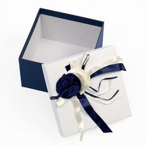 답례품함 선물상자 싸바리박스 장미리본