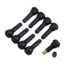 교체부품블랙 TR412/TR413/TR414 튜브리스 자동차 휠 타이어 밸브 스템 캡 고무 더스트 부품 10 개, 03 TR414