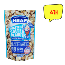 바프 로스티드 앤 솔티드 땅콩 120g, 4개