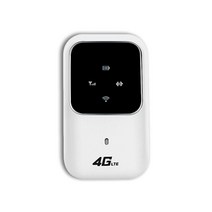 유심라우터 국내포켓와이파이 4g 무선 라우터 lte 휴대용 자동차 모바일 광대역 네트워크 포켓 2.4g 무선 라우터 100mbps 핫스팟 sim 잠금 해제 와이파이 모뎀, 하얀