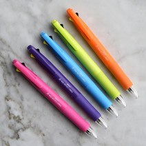 5way Color Pen (형광피치-형광옐로우 포함 5색심), purple