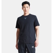 [언더아머 본사]남성 프로젝트 락 Charged Cotton 반팔 1356764-001