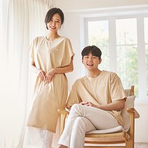 국내생산 베이글 반팔 남녀공용 21B03A/ 패밀리룩 가족사진의상