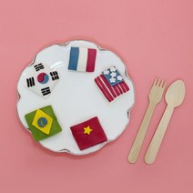 라이스클레이 쌀이랑놀자 떡만들기 DIY세트 (일반형), 쌀이랑놀자 국기반달떡 키트