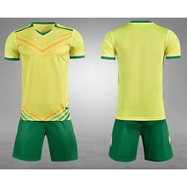 축구유니폼 대한민국 축구국가대표유니폼 손흥민 남자 짧은 소매 노란색 축구 유니폼 세트 보라색 성인 소