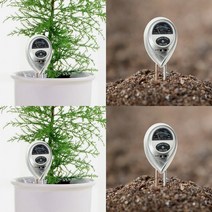 가드너 3in1 토양 수분측정기 실버 수분측정기 수분계 식물습도계 수분계 토양측정기 토양수분센서 화분수분측정