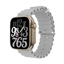 스마트워치 최신 49mm 시리즈 스마트 워치 8 울트라 남성 여성 블루투스 전화 방수 무선 충전 NFC 애플 IOS, 05 Gray C Strap