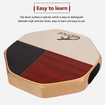 카혼 gecko cajon bongo hand drum high bongo for 취미, 노란색