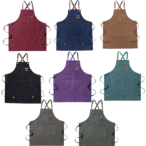 오너클랜 공방 목공 미술용앞치마 네일 미용실 카페 남자앞치마, 본품, 그레이