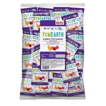 YumEarth 오가닉 트로피컬 프루트 젤리 19.8g 43개입야미얼스, Fruit Flavor_5 Ounce (Pack of