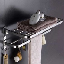 아텍스 수건걸이 욕실선반 2단