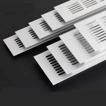 환풍기 4개/몫 50mm 넓은 알루마이트 알루미늄 공기 환기 팬 그릴 커버 옷장 신발 에어컨, 06 350mm Long