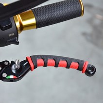 브레이크 손잡이 커버 바이크 오토바이 미끄럼 방지 자전거 스쿠터 보호 레버 논슬립 패드, B_옐로우