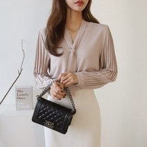 [수키] 주름 쉬폰 블라우스 1069543