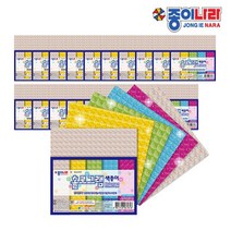 종이나라 1500 홀로그램 색종이, 5색, 40개