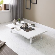 국산 가정용 고기 불판 테이블 접이식테이블 불판식탁 2인 4인 6인, 1200x750 마블