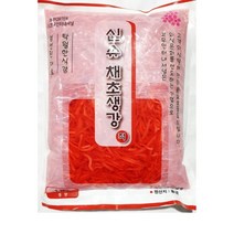 [더착한푸드]채초생강(적 신슈 1.3K) 식자재마트 대용량 업소용 채초생강 초생강 생강반찬 적초생강, 1.3kg