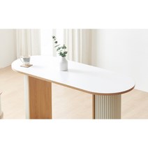 1500 타원형 부드러운 곡선 23T 양면 LPM 상판 인테리어 베란다 34평 모텔