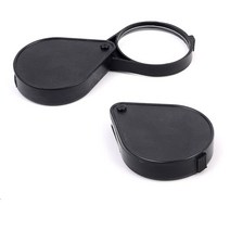 휴대용 접이식 노안 독서 돋보기 확대경 5개 볼록렌즈