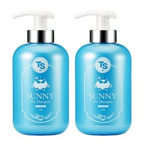 TS 써니 강아지 샴푸 베이비파우더향, 500g, 2개