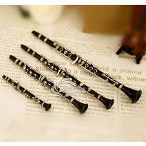미니 클라리넷 모델 클라리넷 금도금베이스 클라리넷 브로치 악기 모형 장식품-58458, 05. 16cm [프리미엄 1]
