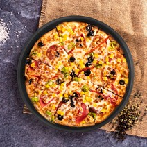 경질 피자팬 낮은 업소용 파이 빵판 피자 스크린 미니 오븐판 베이커리 용기 팬, 유진 경질 피자팬(낮) 13인치