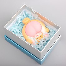 Butt Jun은 데스크탑 장식 작은 물건 치유 컴퓨터 책상 작은 선물 여자 자동차 장식의 압축을 풉니다.