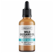 오레가빗 아로마비타 그리스 수용성 와일드 오레가노 오일 식용 액상 카르바크롤 86% 50ml OREGAVIT Wild Oregano Oil Water Soluble, 1개