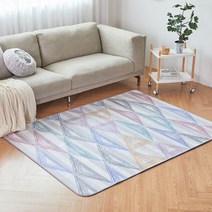 [누리홈] 극세사 트라이앵글 인테리어 사각 카페트 150x200