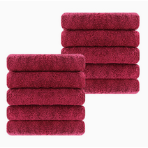 송월타월 컬러무지 호텔 수건 170g 30수 코마사, 자주, 10개